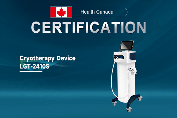 El dispositivo de crioterapia localizada de vanguardia LGT-2410S recibió la aprobación de Health Canada